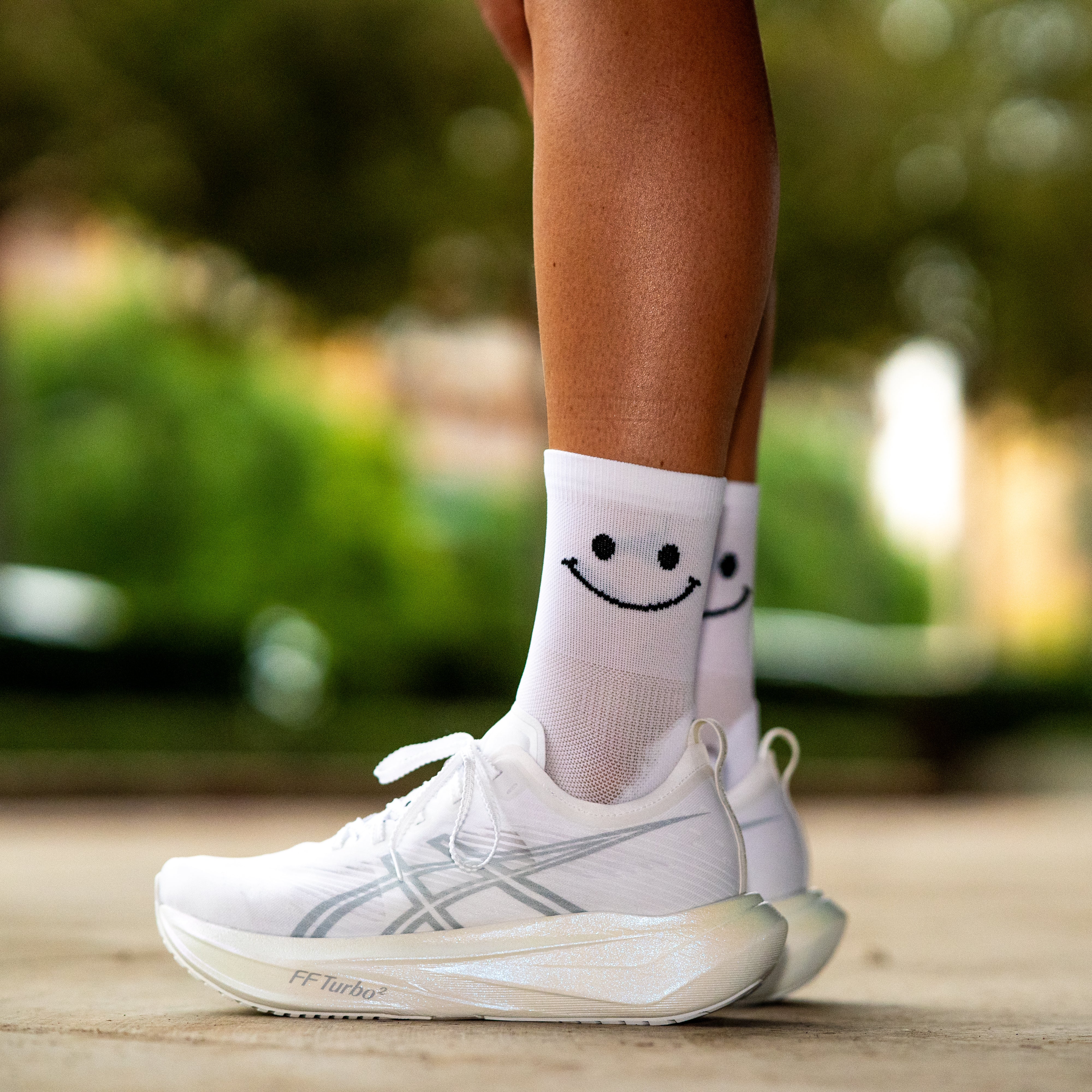 HAPPY MODE WHITE - CALCETÍN RUNNING PRO COMFORT - Image 2