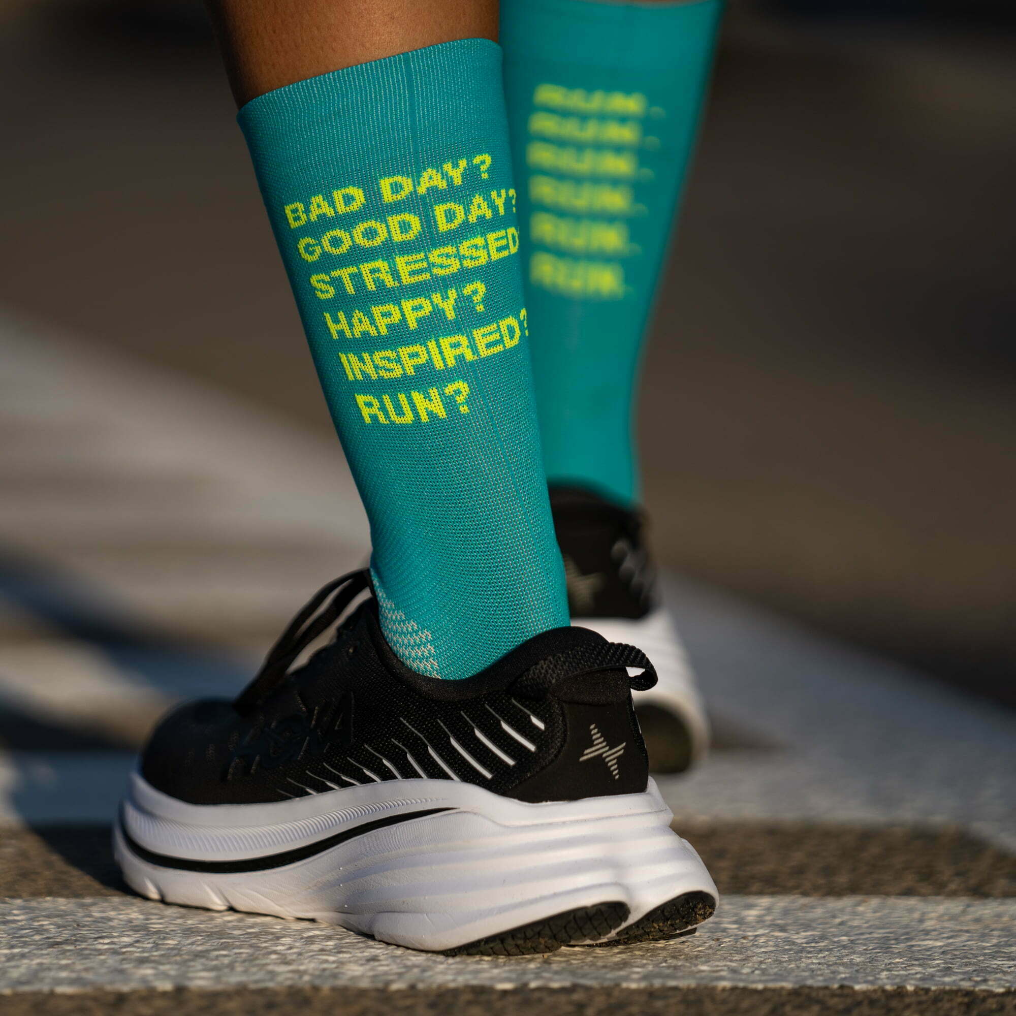 JUST RUN GREEN - CALCETÍN RUNNING - Image 4