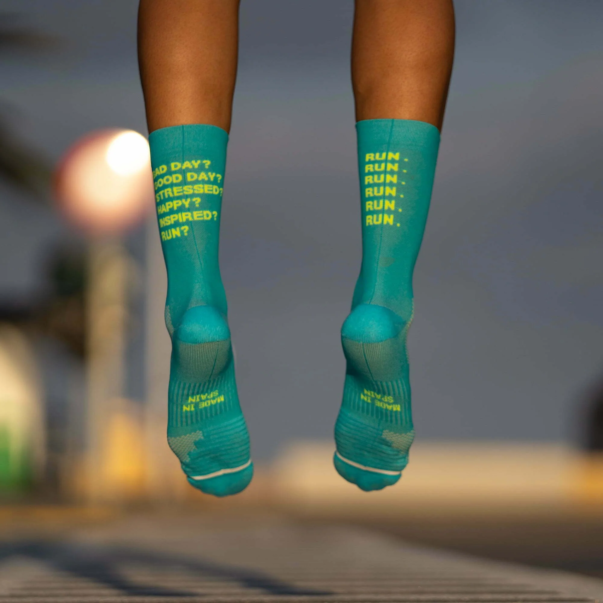 JUST RUN GREEN - CALCETÍN RUNNING - Image 5